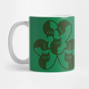 Cat Rock Shamrock Mug